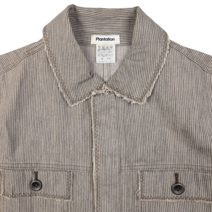 Vintage Plantation By Issey Miyake Striped Jacket Size S