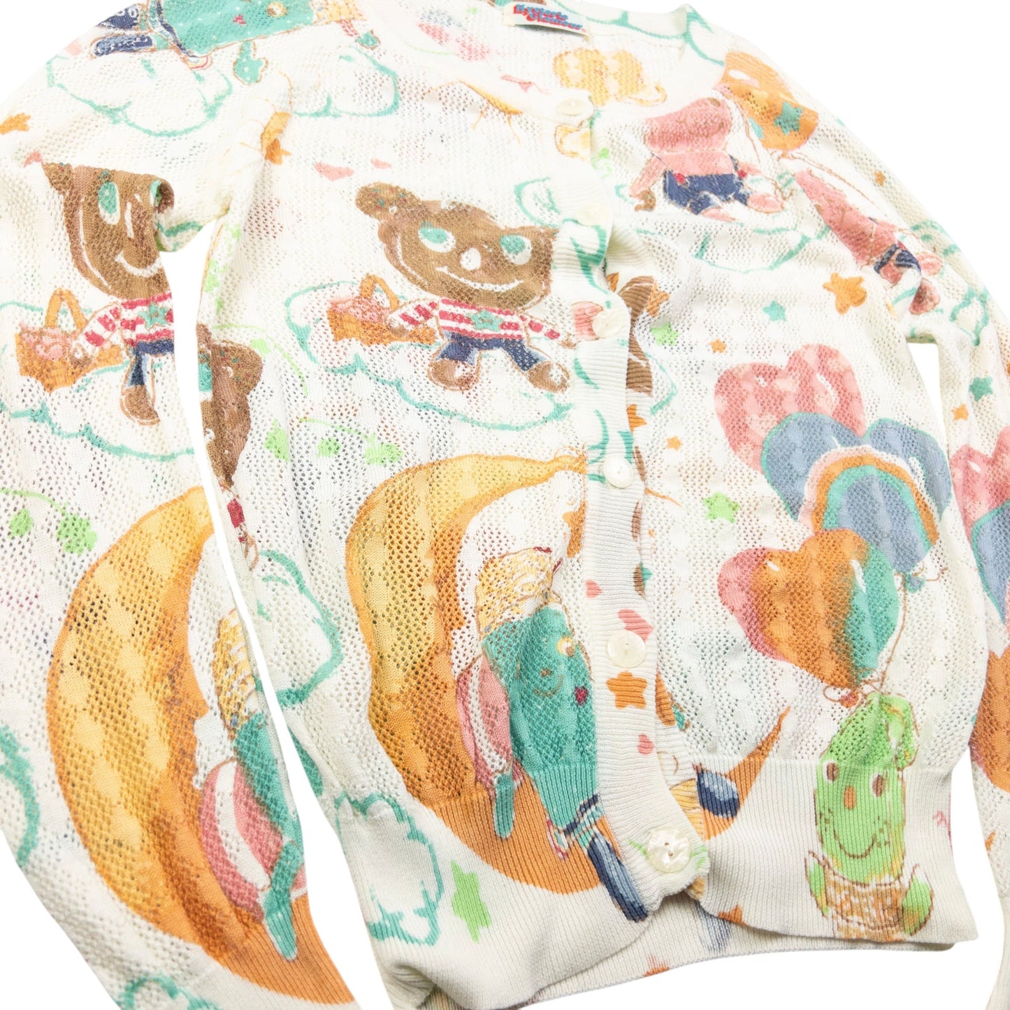 Vintage Hysteric Glamour Graphic Knit Cardigan Womens Size S