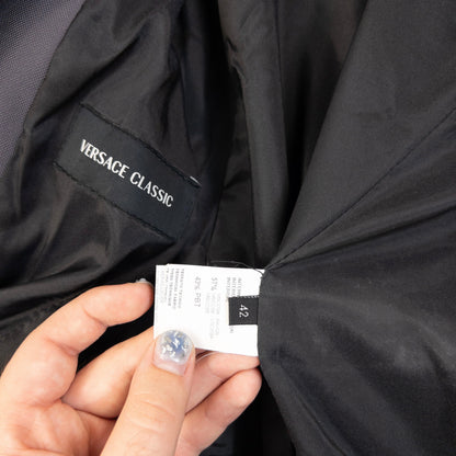 Vintage 2000s Versace Classic Layered Jacket Womens Size S | Small, Grey