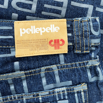 90's Pelle Pelle Monogram Jeans - W32"