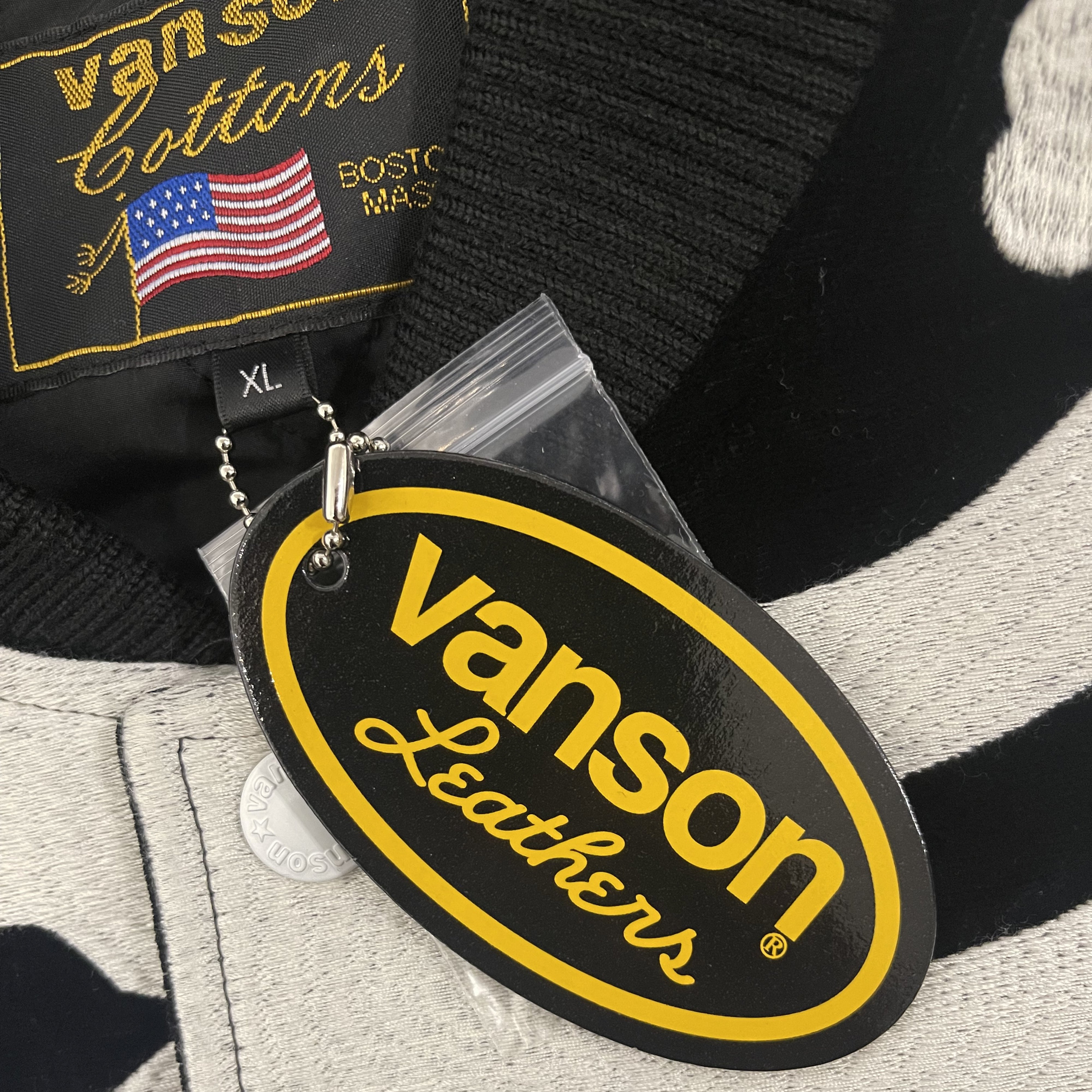 Vintage Vanson Leathers 50th Anniversary Skeleton Bomber Jacket