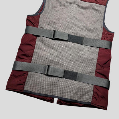 Prada Sport 1999 Nylon Bondage Mesh Padded Gilet - IT48 (S/M)