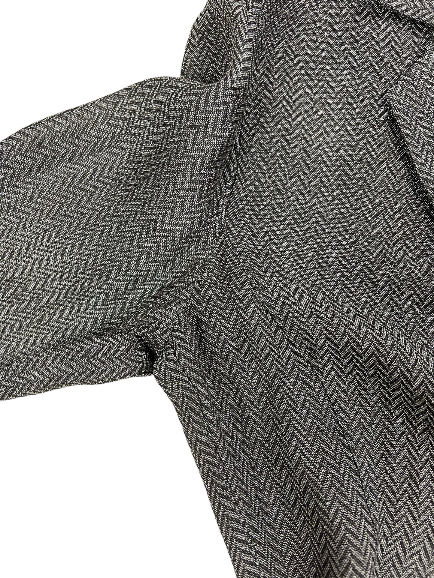 Emporio Armani 1990s herringbone trouser suit