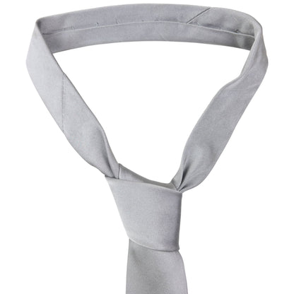 Vintage 2000s Prada Skinny Silk Tie | O/S, Grey