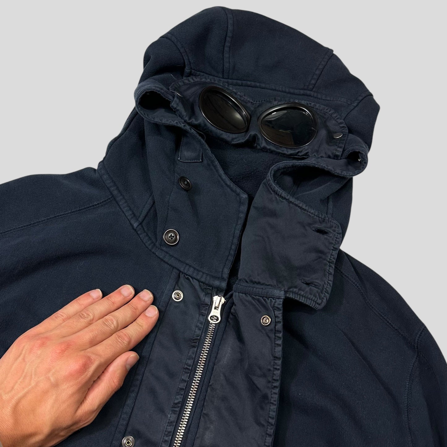 CP Company 2008 Balaclava Heavyweight Goggle Hoodie - XXL | Default Title, Red