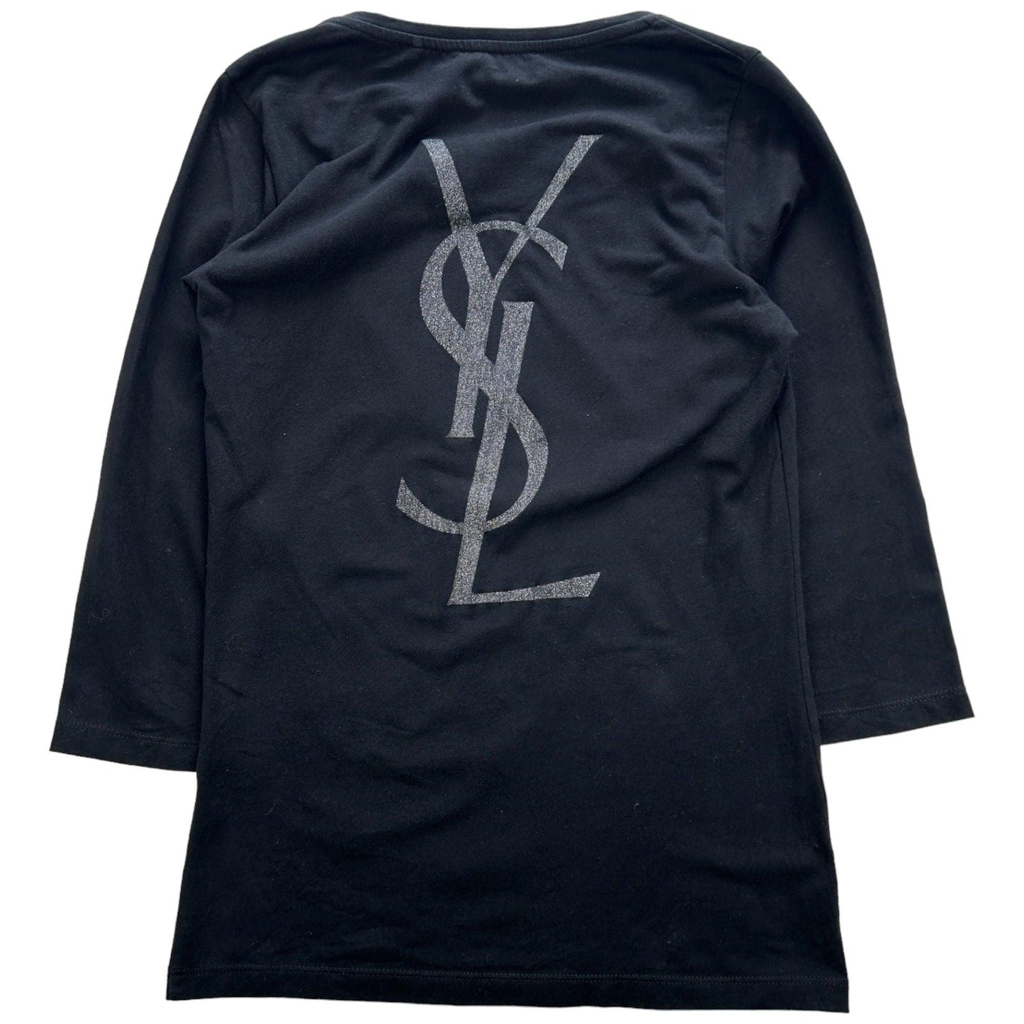 Vintage YSL Yves Saint Laurent 3/4 Length T-Shirt Woman's Size S