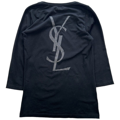 Vintage YSL Yves Saint Laurent 3/4 Length T-Shirt Woman's Size S