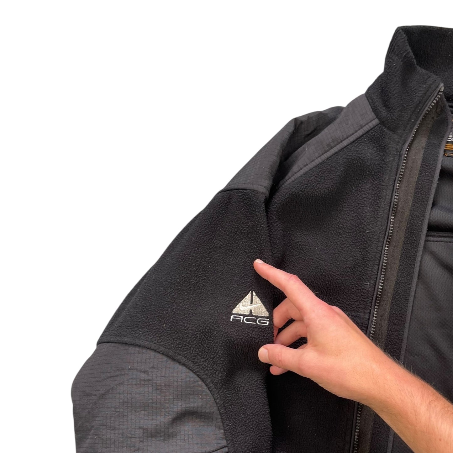 1998 Nike ACG Dual Zip F.I.T Fleece (L) | Default Title, Red