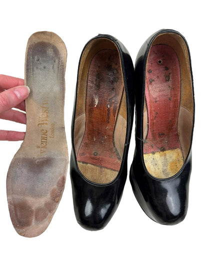 Vivienne Westwood F/W 1990 Portrait Collection elevated platforms