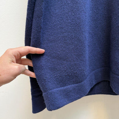 Stone Island Navy Blue Knit Jumper (XXL) | XXL, Multicoloured