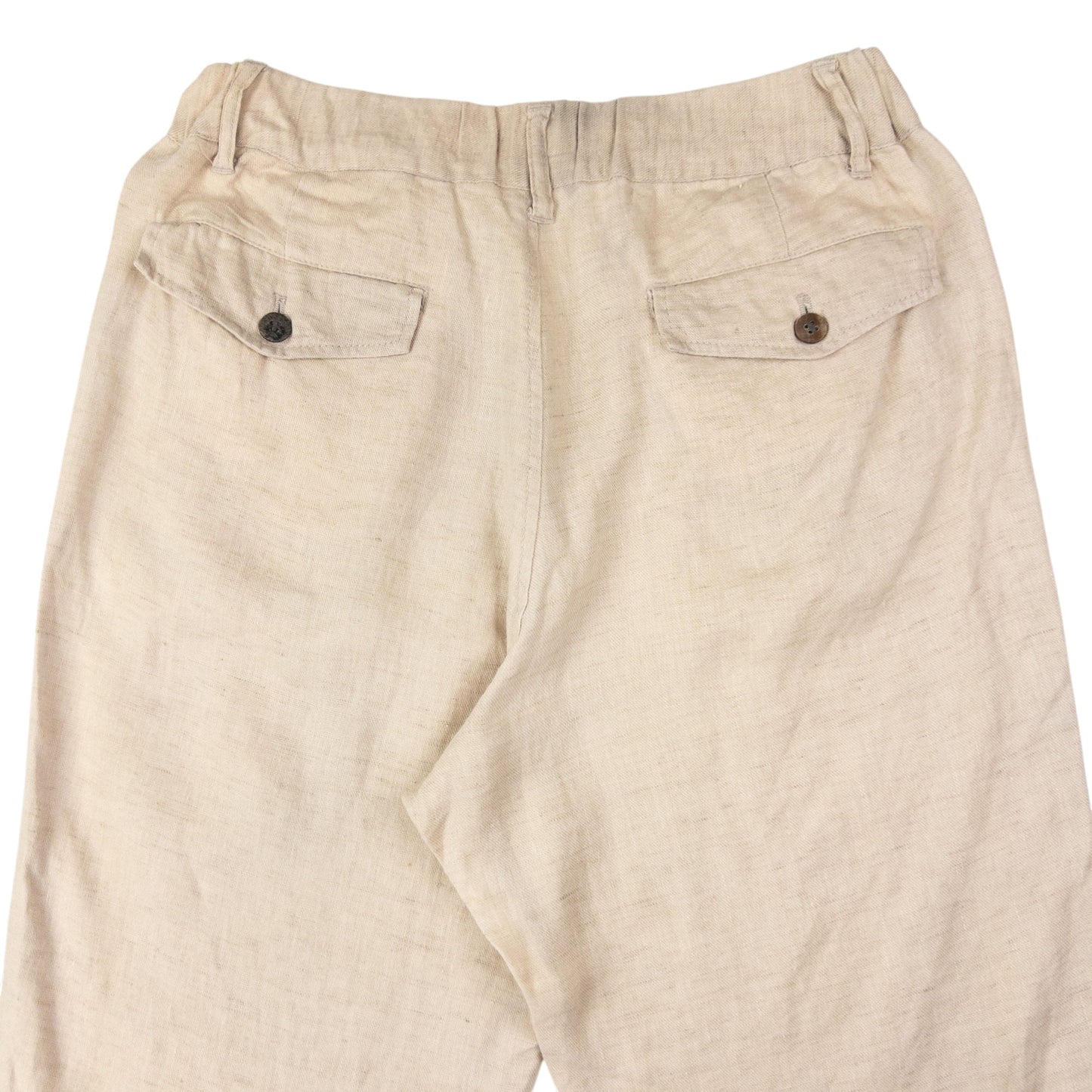 Vintage Plantation By Issey Miyake Lightweight Linen Trousers Size W30