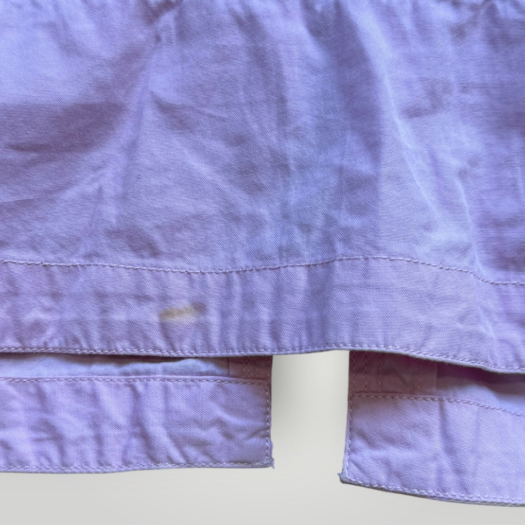 2000's Maharishi Crinkle Back Top UK8 | O/S, Light Pink