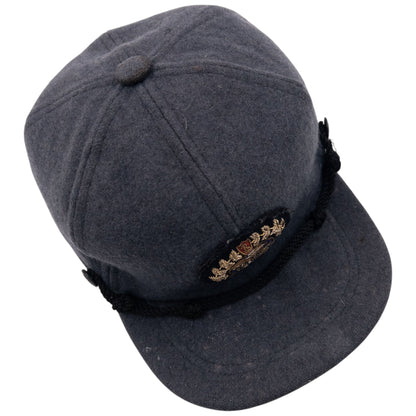 Vintage 90s Burberry Crest Wool Hat | O/S, Grey
