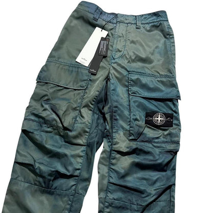 Stone Island Porter Cargo Trousers | W28, Olive Green