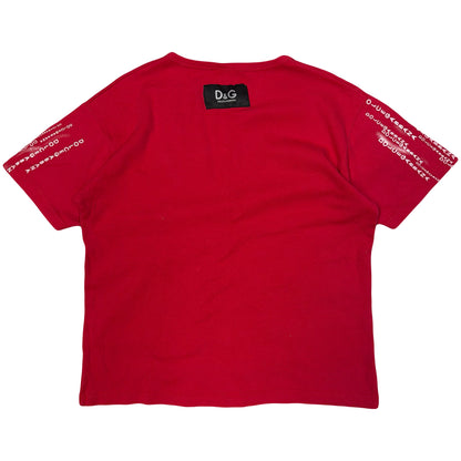 Dolce & Gabbana T-Shirt In Red (M) | Medium, Red