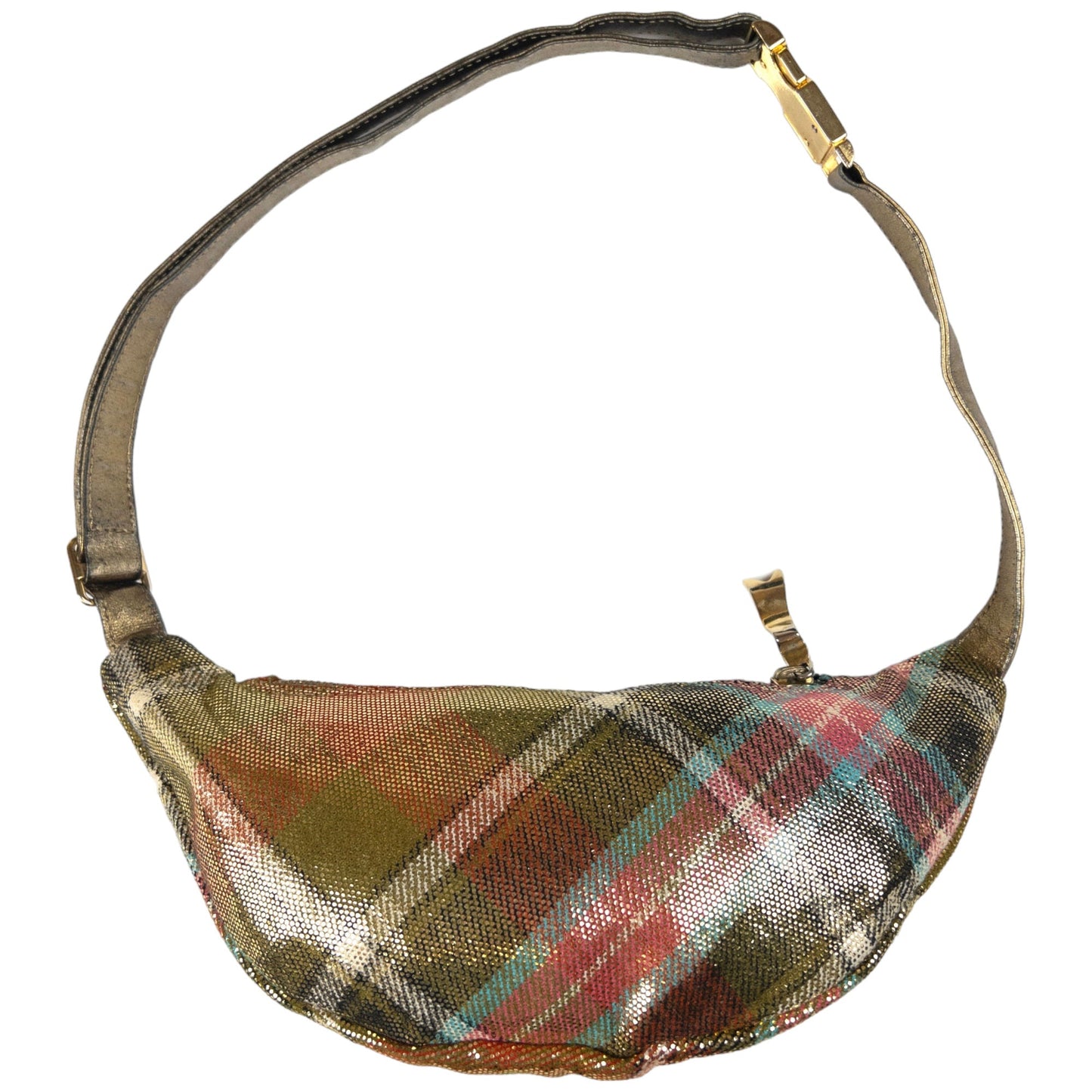 Vintage Vivienne Westwood Gold Tartan Cross Body Bag