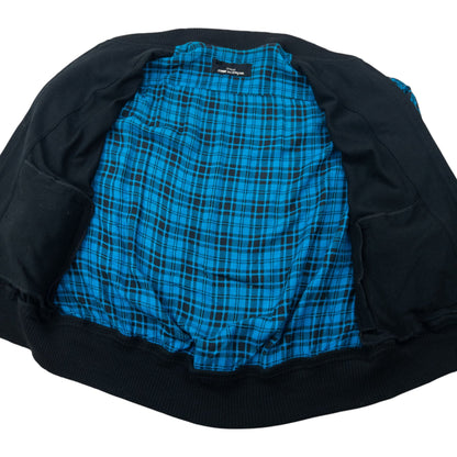 Vintage 90s Comme Des Garçons Tricot Checkered Bomber Jacket Size L | Large, Multicoloured