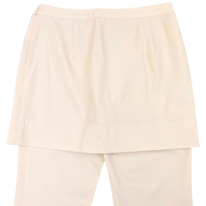 Vintage 90s Issey Miyake Fete Jacket & Skirt Trousers Suit Set Womens Size S | Small, Cream