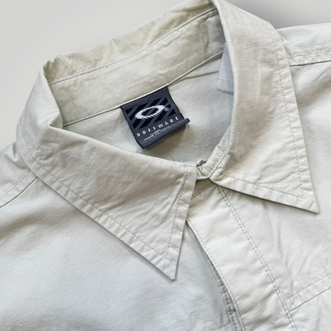 2000's Oakley Software Technical Overshirt M/L | O/S, Light Grey