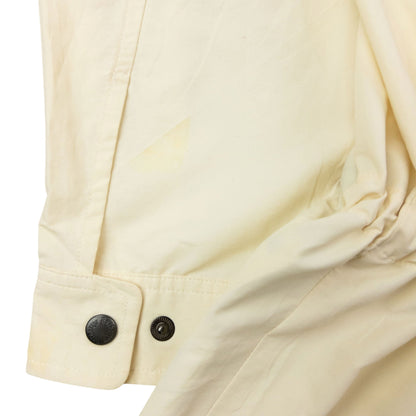 Vintage 90s Burberry Zip Up Jacket Size L | Large, Cream
