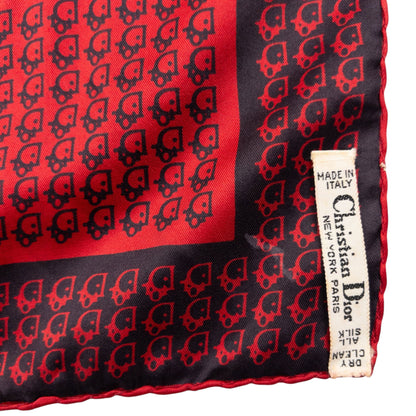 Vintage Dior Monogram Silk Scarf