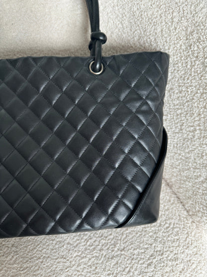 2000s Chanel Cambon B&W Tote Bag | O/S, Multicoloured