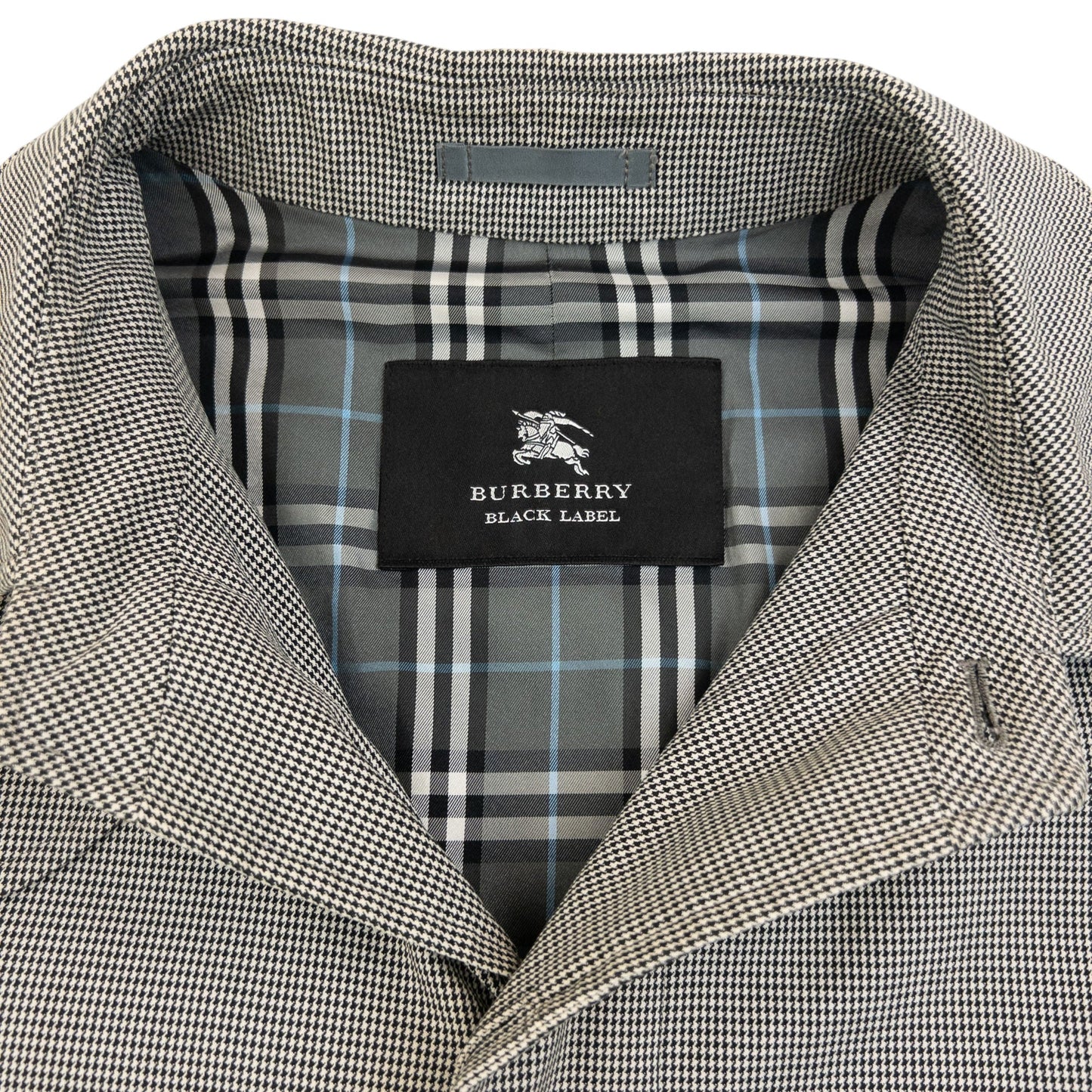 Vintage 2000s Burberry Black Label Nova Check Lined Trench Jacket Size L | Large, Multicoloured