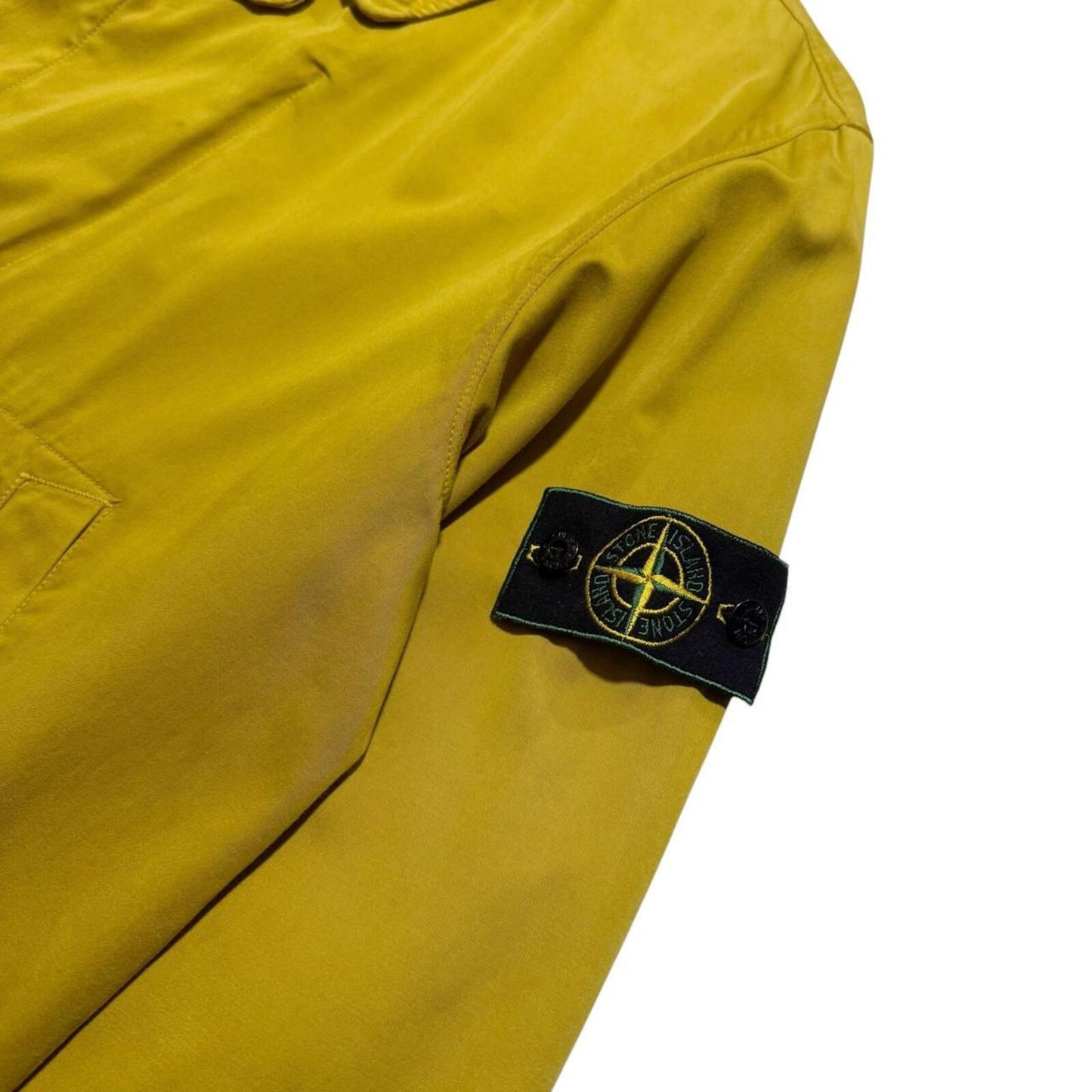 Stone Island S/S 1998 Raso Gommato Yellow | XL, Yellow