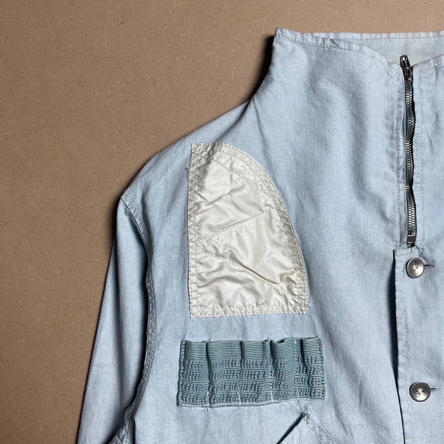 S/S 1983 Ice Blue Tela Stella Poachers Jacket