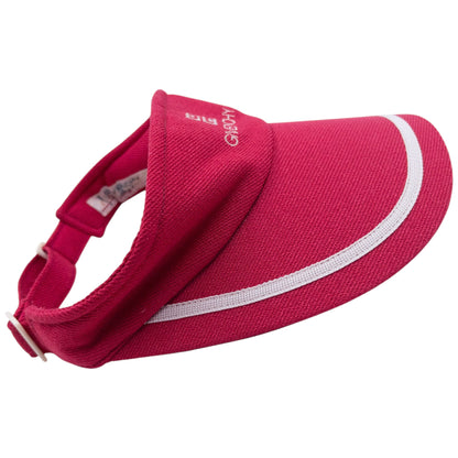 Vintage 90s Givenchy Embroidered Visor Hat | O/S, Pink