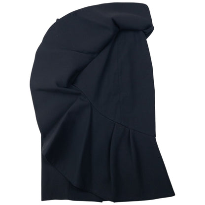 Vintage Burberry Prorsum Ruffle Skirt Womens Size W25 | W25, Black