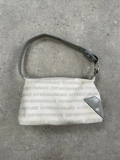 Emporio Armani 2000s Monogram Baguette Shoulder Bag