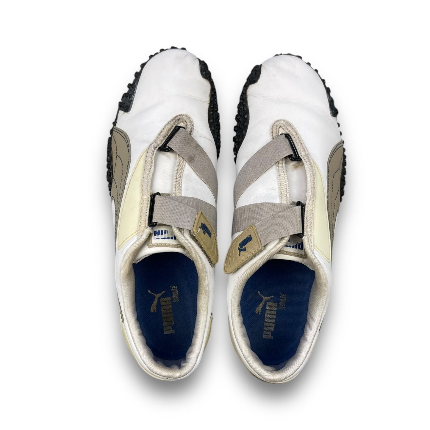 2000's Puma Mostro Leather White/Cream/Blue (UK9) | Default Title, Multicoloured