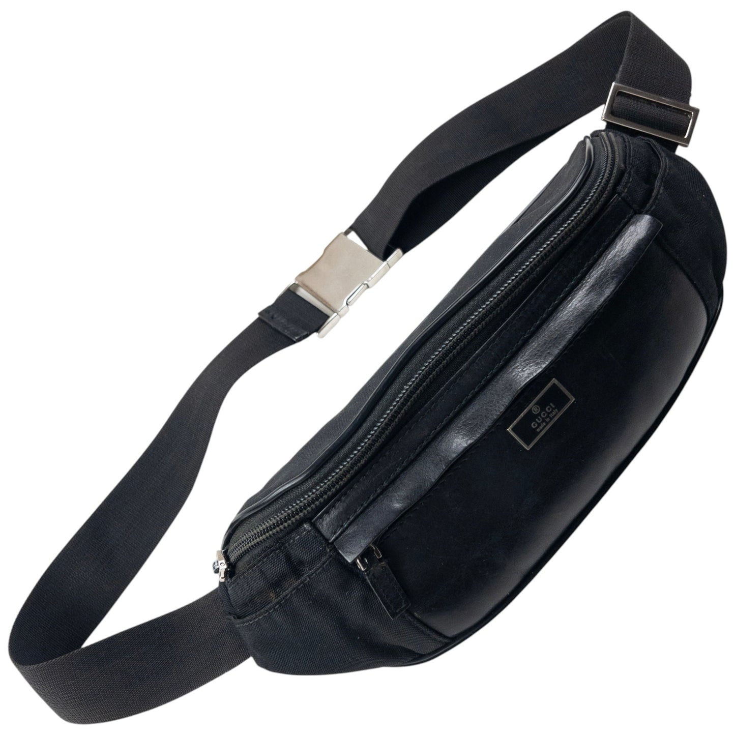 Vintage 2000s Gucci Crossbody Bag | O/S, Black
