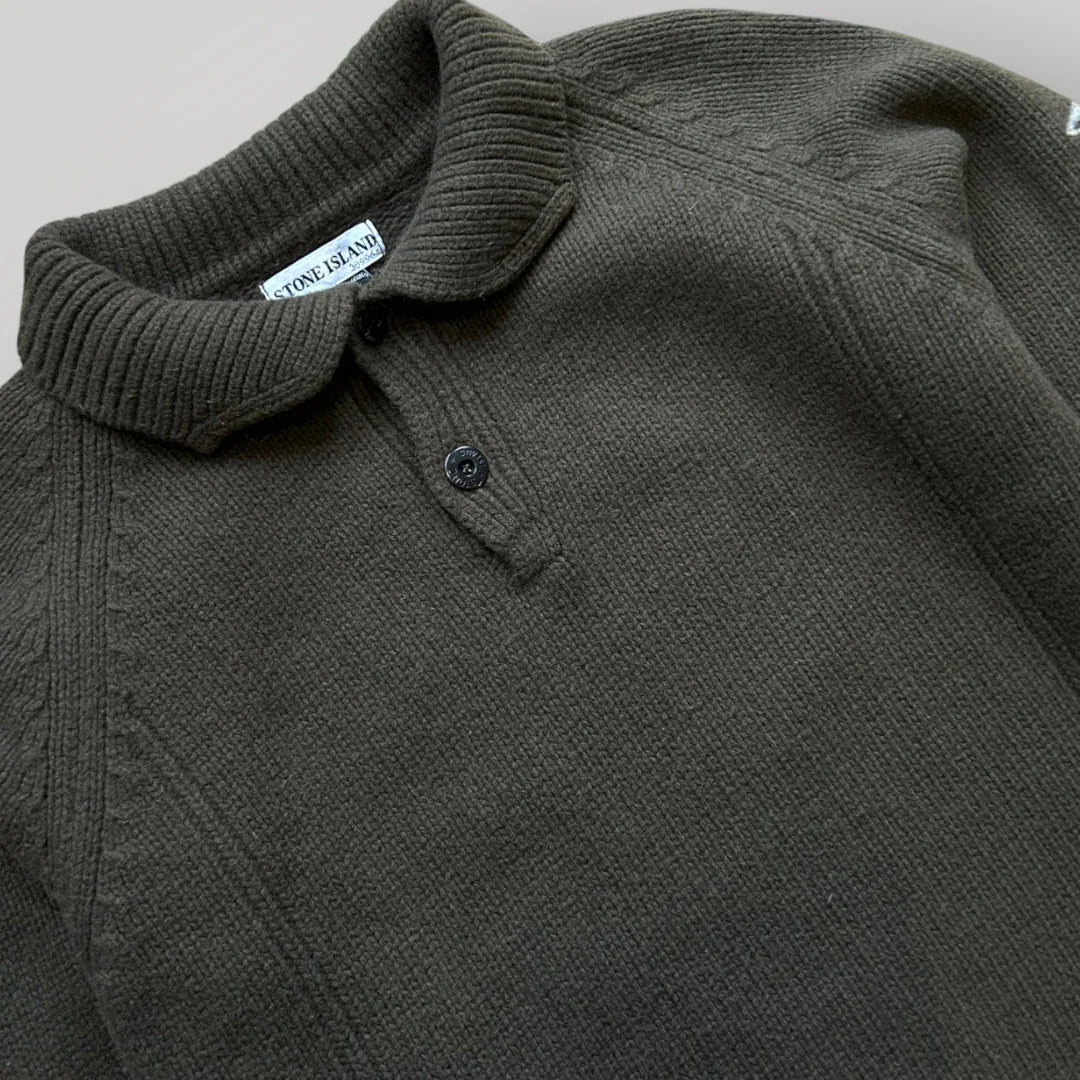 Stone Island AW/2001 Knitted Button Up S/M