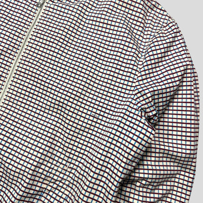 Prada SS08 Grid Checkered Multi Logo Bomber Jacket - IT52 (M/L)