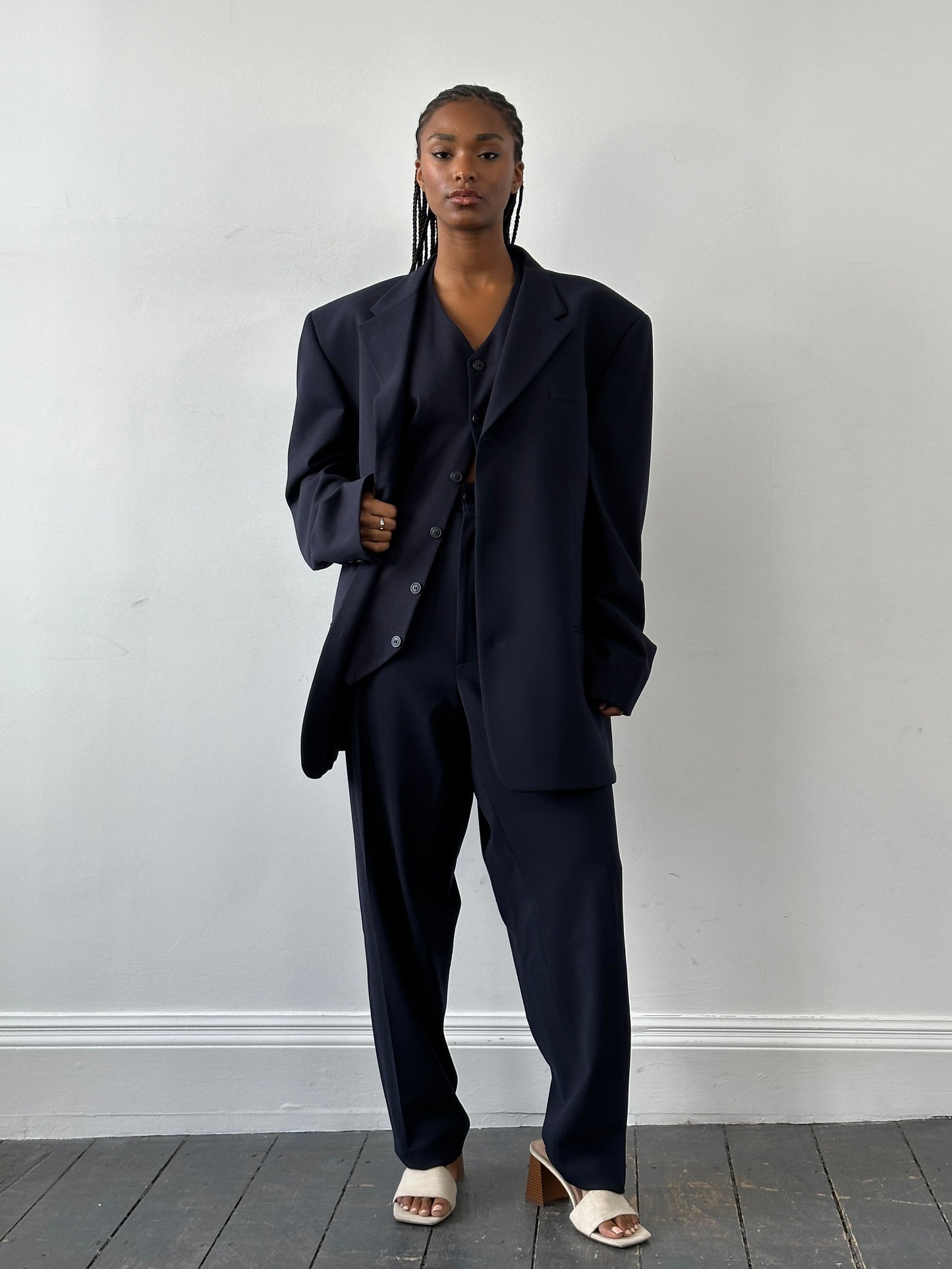 Gianni Versace Versus 1990s Three Piece Suit - 48R/W32