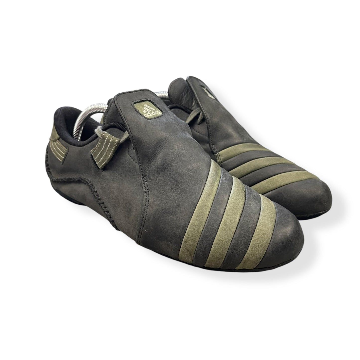 2007 Adidas Mactelo Leather Grey/Khaki (UK9) | Default Title, Multicoloured