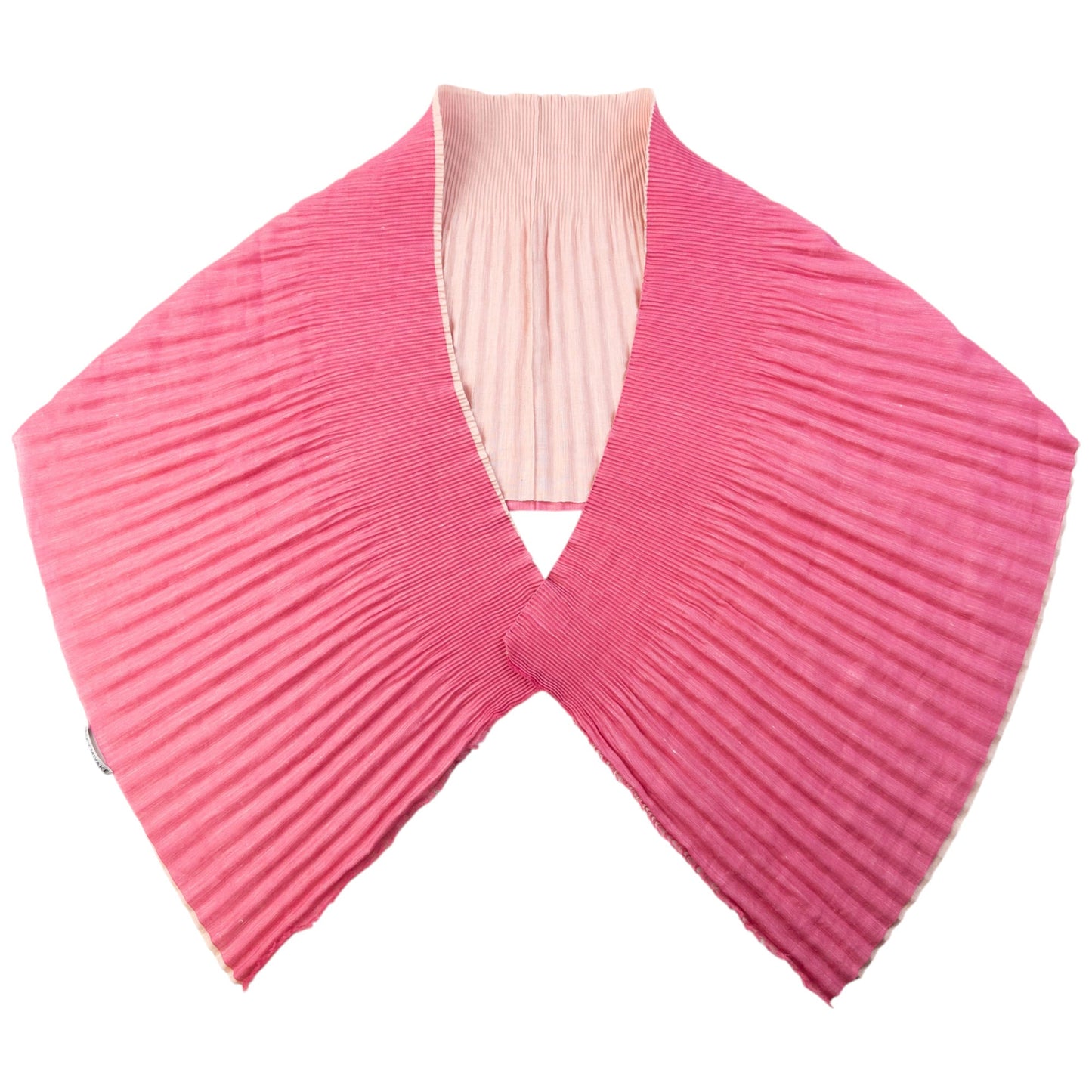 Vintage 90s Issey Miyake Pleated Scarf | O/S, Pink