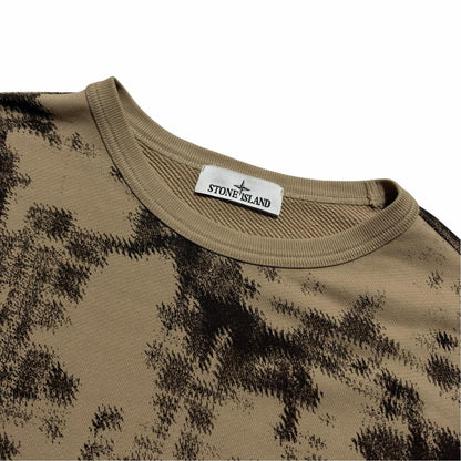 Stone Island Earth Mapping Pullover | Medium, Beige