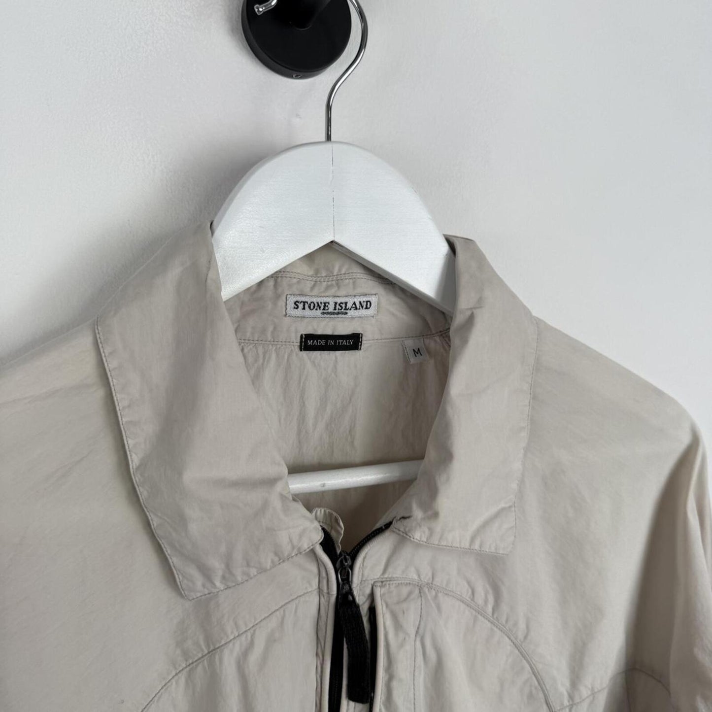 00's Stone Island Sportswear Italy Logo Zip Shirt Jacket (M) | Medium, Multicoloured
