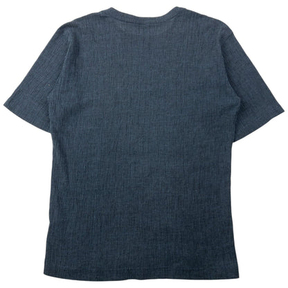 Vintage 2000s Issey Miyake MEN Crinkle T Shirt Size S | Small, Grey