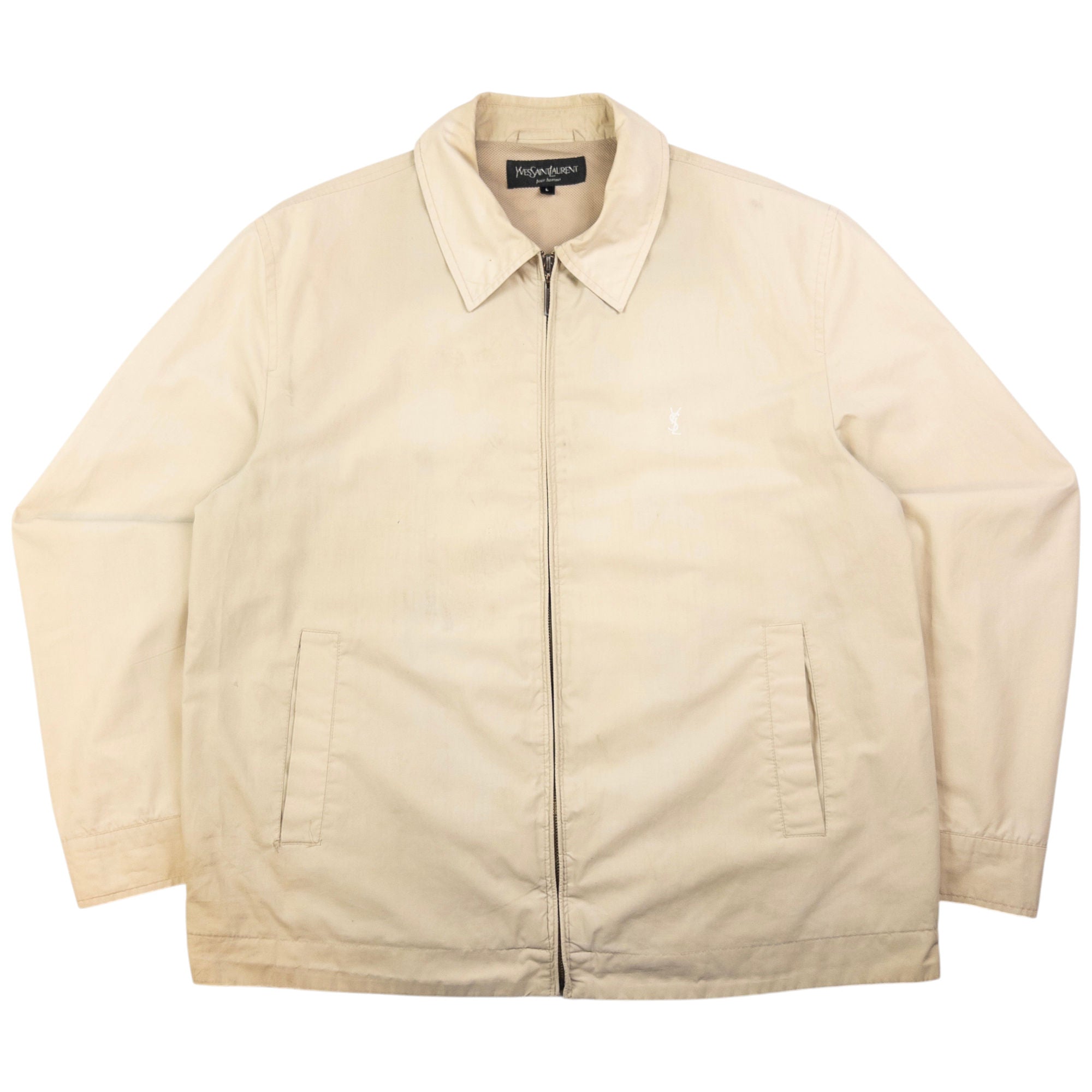 Vintage YSL Yves Saint Laurent Zip Up Jacket Size L – Known Source