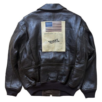 Avirex Top Gun G-1 Flight Jacket - L | Large, Brown