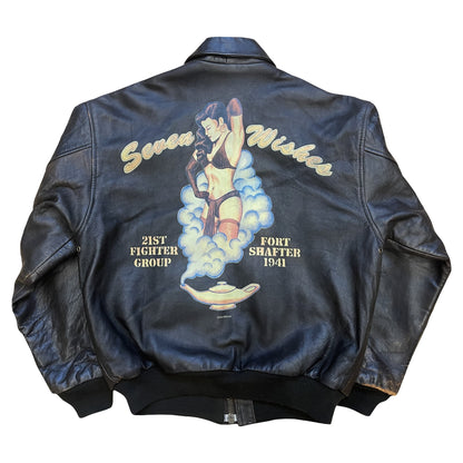 Avirex 'Seven Wishes' A2 Leather Flight Jacket - L
