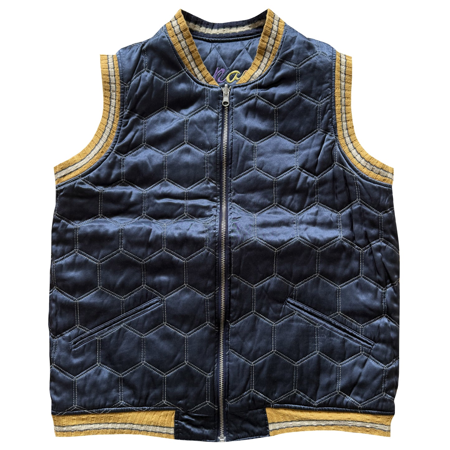 Kapital Hyakichiko Sukajan '100 Tigers' Vest - M | Medium, Red