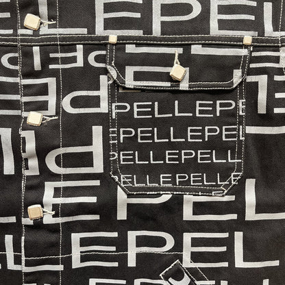 Pelle Pelle Script Full Print Denim Jacket - XL