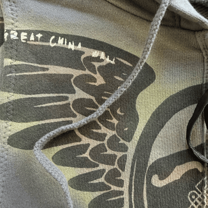 The Great China Wall 'Rocker' Sleeveless Hoodie - XS | XS, Grey