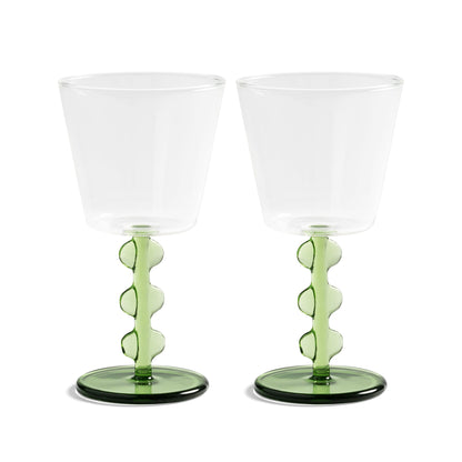 &Klevering Wine Glass Petal Set of 2