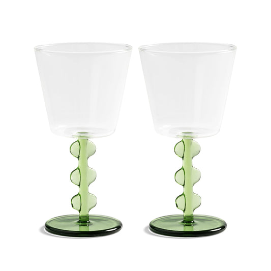 &Klevering Wine Glass Petal Set of 2